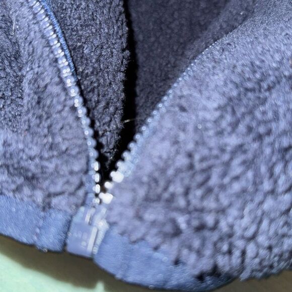 Disney World Disney Parks Fuzzy Navy Blue Fleece Jacket Women’s Size S soft - Picture 8 of 10